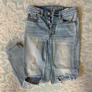 American Eagle High Rise Mom Jeans